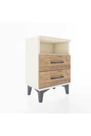 Arges Komodin Tek Raflı 2 Çekmeceli 44x30x64 - S07M005V3A