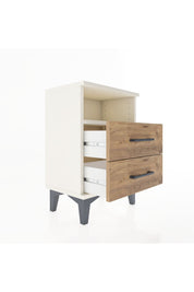 Arges Komodin Tek Raflı 2 Çekmeceli 44x30x64 - S07M005V3A
