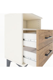 Arges Komodin Tek Raflı 2 Çekmeceli 44x30x64 - S07M005V3A