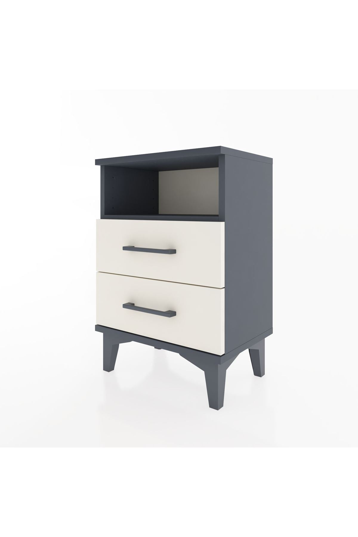 Arges Komodin Tek Raflı 2 Çekmeceli 44x30x64 - S07M005V4A
