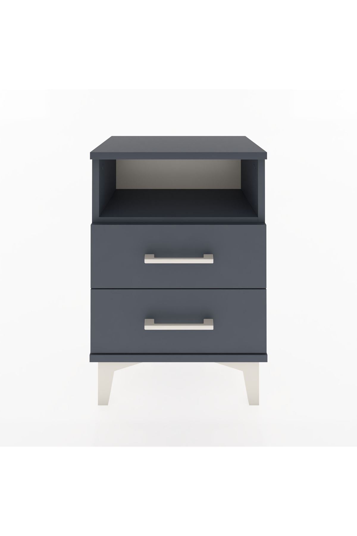 Arges Komodin Tek Raflı 2 Çekmeceli 44x30x64 - S07M005V5A