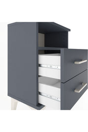 Arges Komodin Tek Raflı 2 Çekmeceli 44x30x64 - S07M005V5A