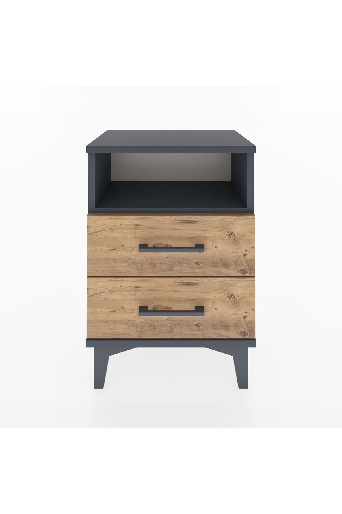 Arges Komodin Tek Raflı 2 Çekmeceli 44x30x64 - S07M005V6A