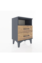Arges Komodin Tek Raflı 2 Çekmeceli 44x30x64 - S07M005V6A