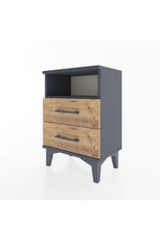 Arges Komodin Tek Raflı 2 Çekmeceli 44x30x64 - S07M005V6A