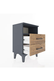 Arges Komodin Tek Raflı 2 Çekmeceli 44x30x64 - S07M005V6A