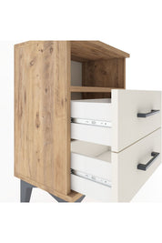 Arges Komodin Tek Raflı 2 Çekmeceli 44x30x64 - S07M005V7A