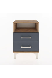 Arges Komodin Tek Raflı 2 Çekmeceli 44x30x64 - S07M005V8A