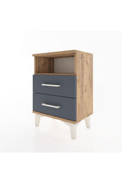 Arges Komodin Tek Raflı 2 Çekmeceli 44x30x64 - S07M005V8A