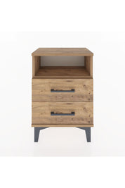 Arges Komodin Tek Raflı 2 Çekmeceli 44x30x64 - S07M005V9A