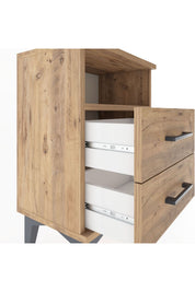 Arges Komodin Tek Raflı 2 Çekmeceli 44x30x64 - S07M005V9A
