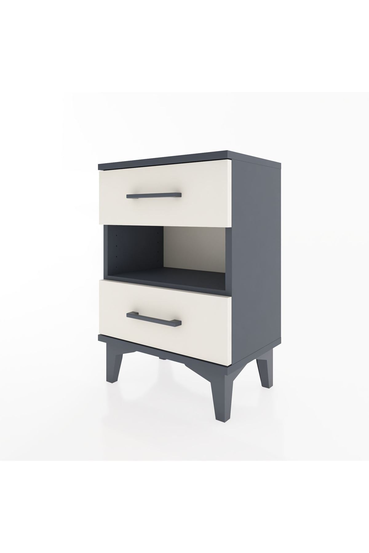 Arges Komodin Tek Raflı 2 Çekmeceli 44x30x64 - S07M006V4A