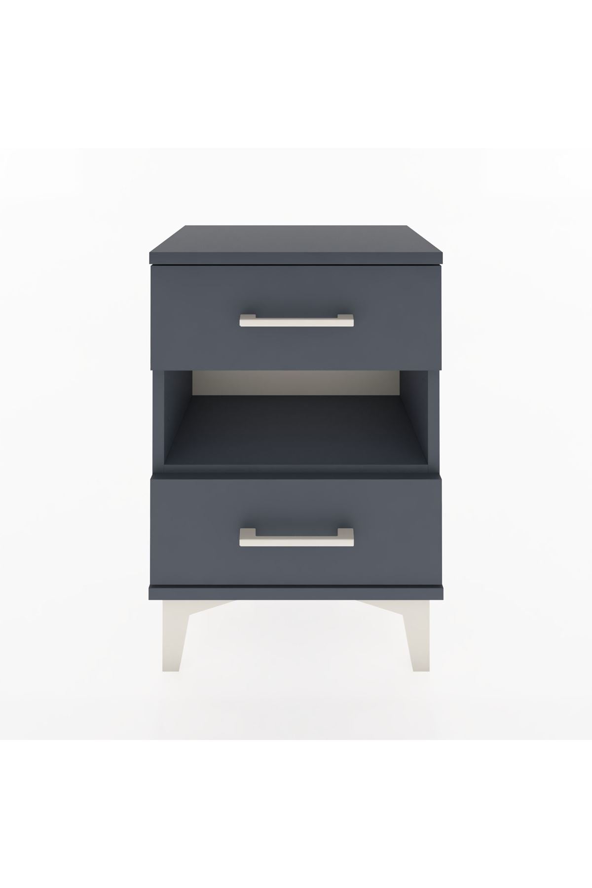Arges Komodin Tek Raflı 2 Çekmeceli 44x30x64 - S07M006V5A