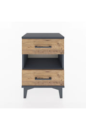 Arges Komodin Tek Raflı 2 Çekmeceli 44x30x64 - S07M006V6A