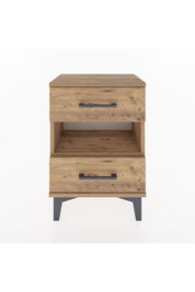 Arges Komodin Tek Raflı 2 Çekmeceli 44x30x64 - S07M006V9A