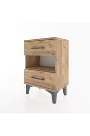 Arges Komodin Tek Raflı 2 Çekmeceli 44x30x64 - S07M006V9A