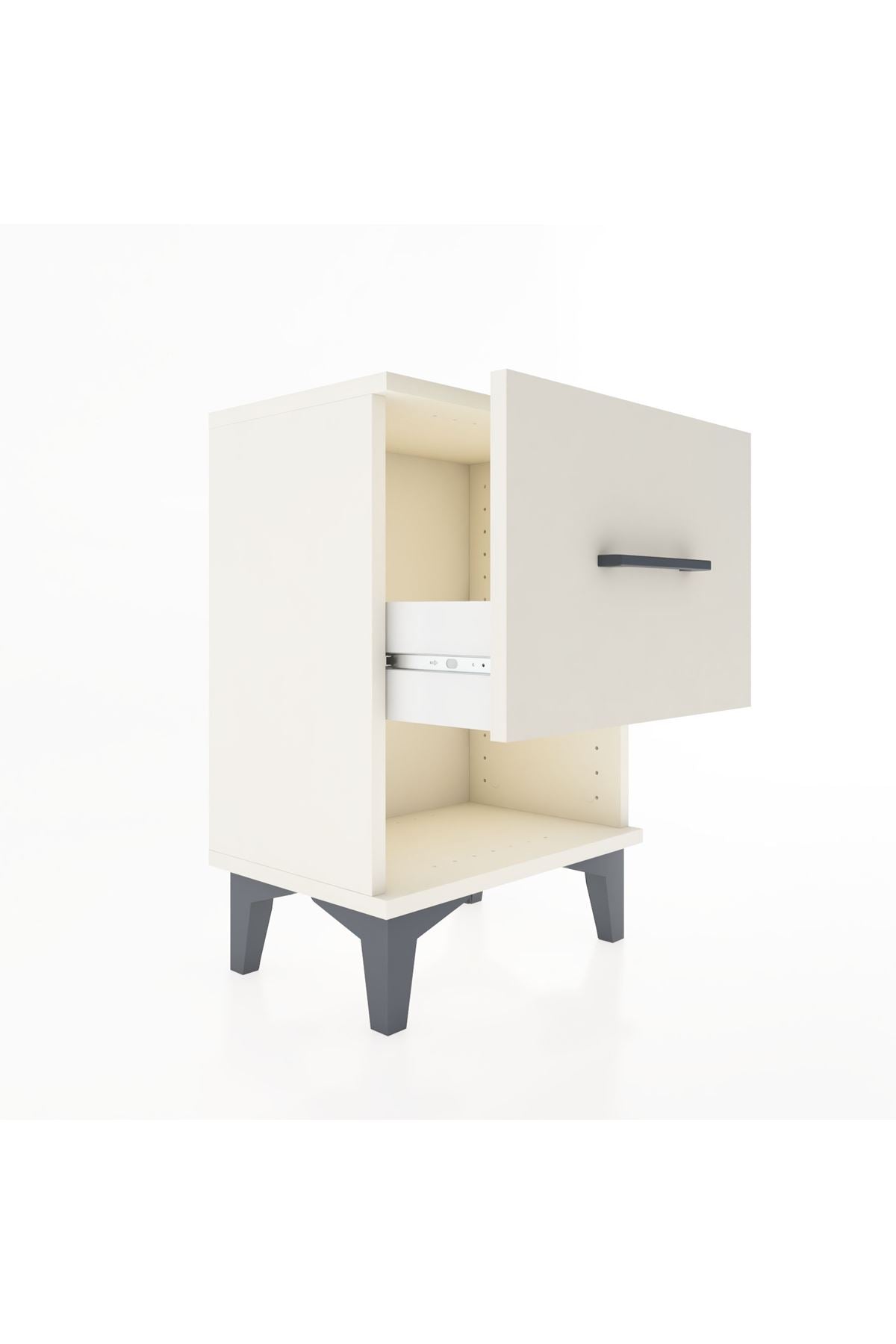 Arges Komodin Tek Çekmeceli 44x30x64 - S07M007V1A