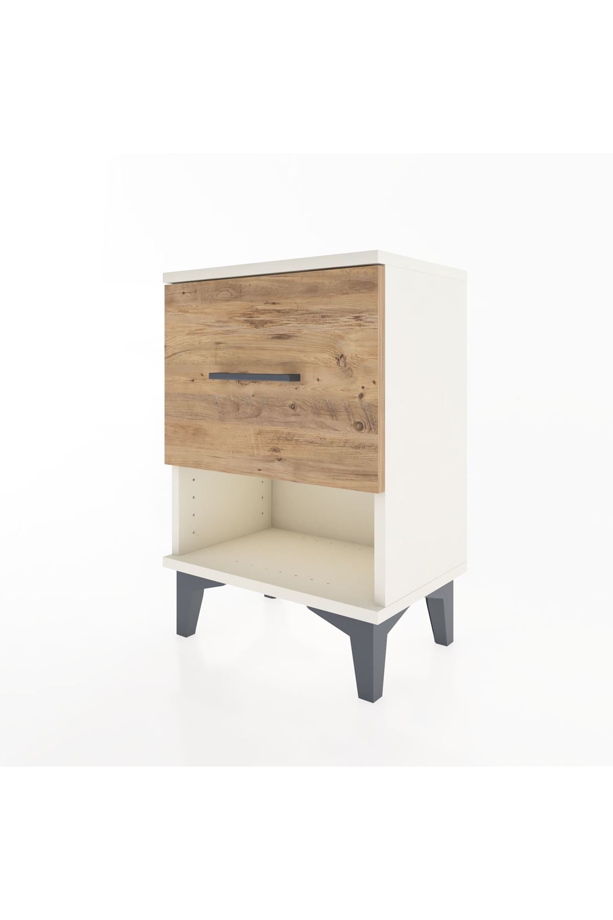 Arges Komodin Tek Çekmeceli 44x30x64 - S07M007V3A
