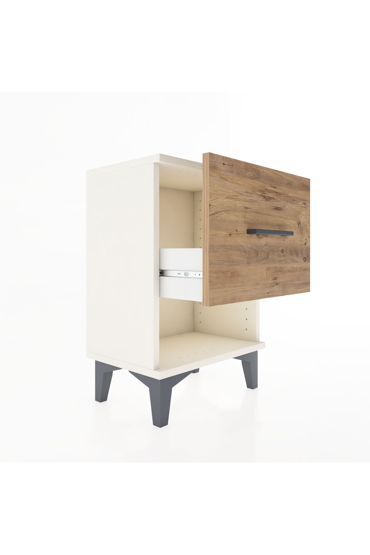Arges Komodin Tek Çekmeceli 44x30x64 - S07M007V3A