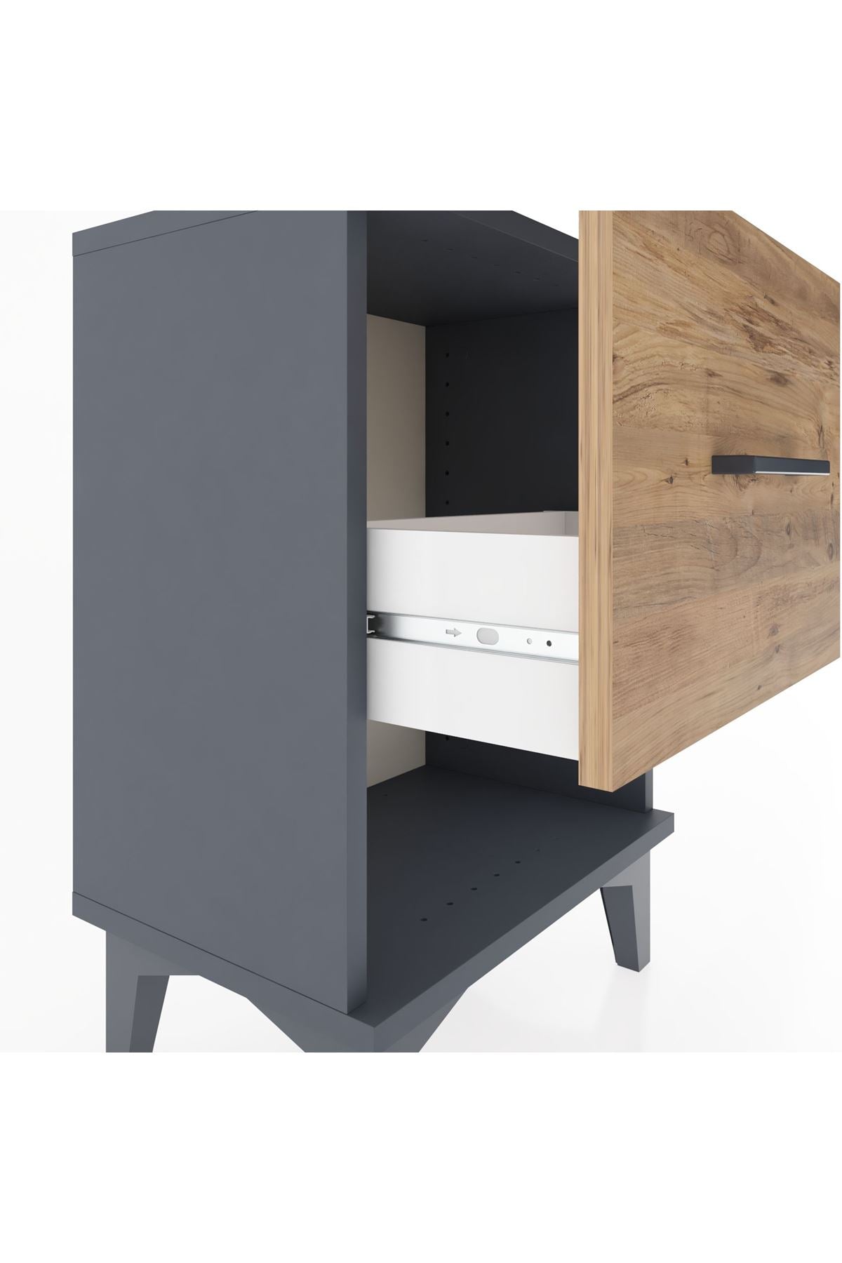 Arges Komodin Tek Çekmeceli 44x30x64 - S07M007V6A