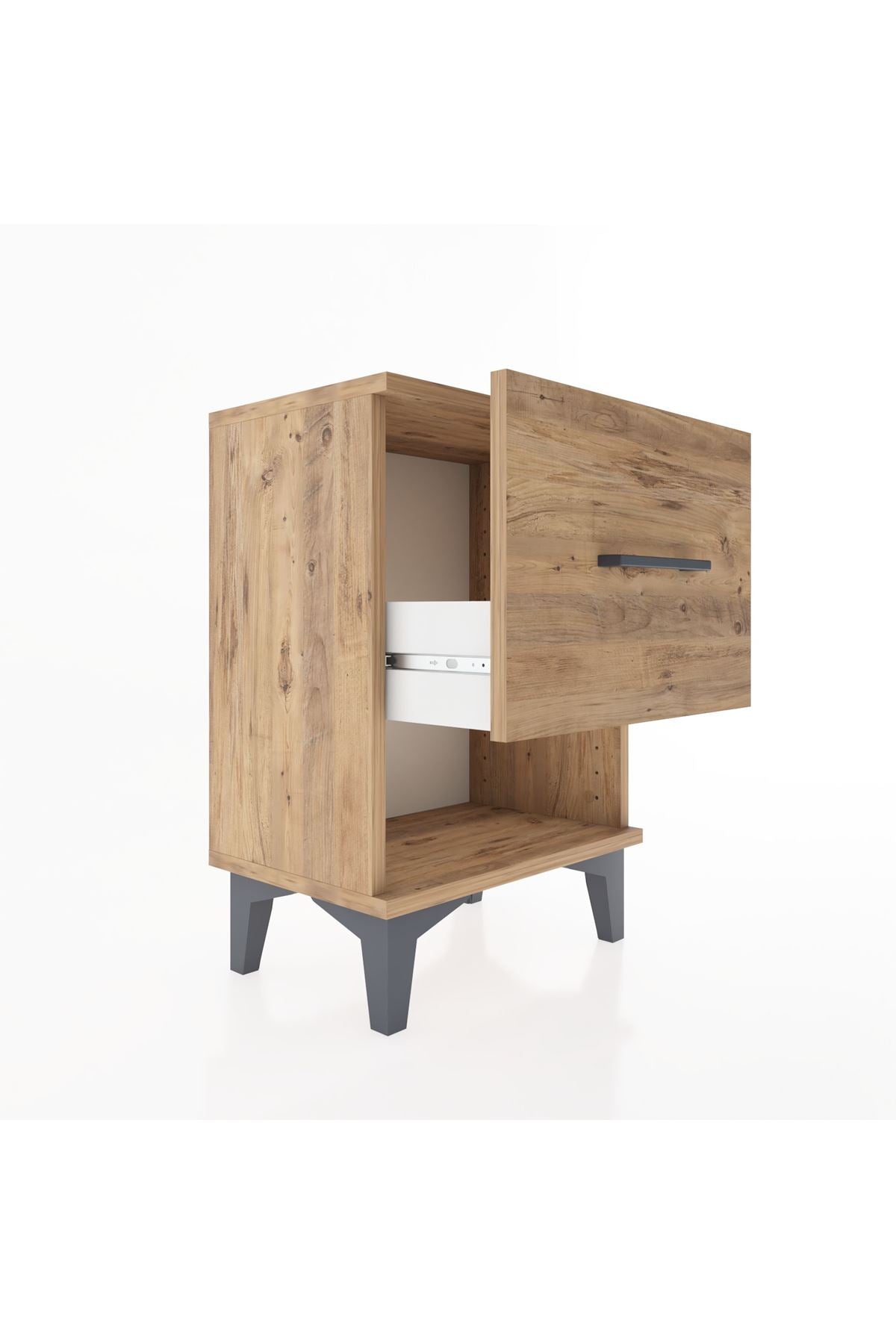 Arges Komodin Tek Çekmeceli 44x30x64 - S07M007V9A