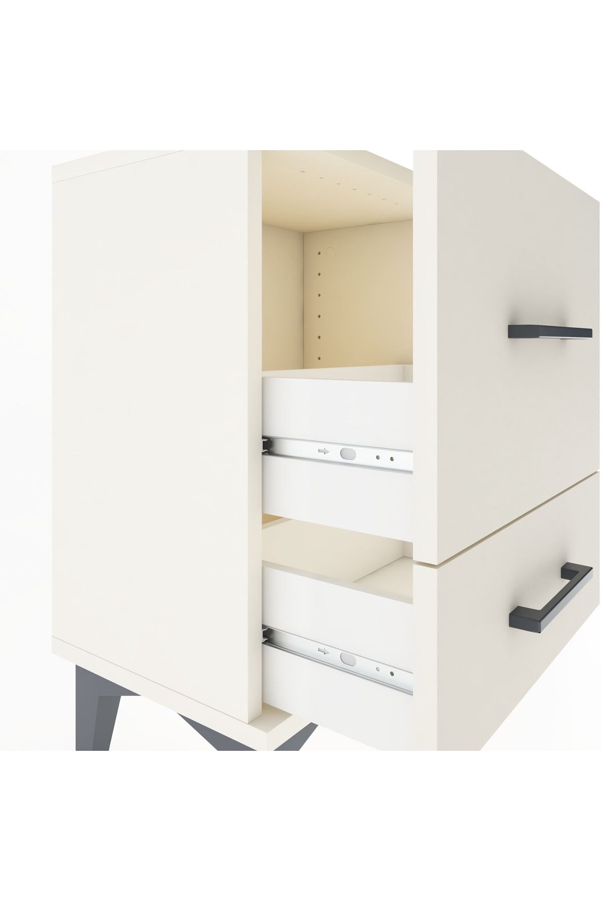 Arges Komodin 2 Çekmeceli 44x30x64 - S07M008V1A