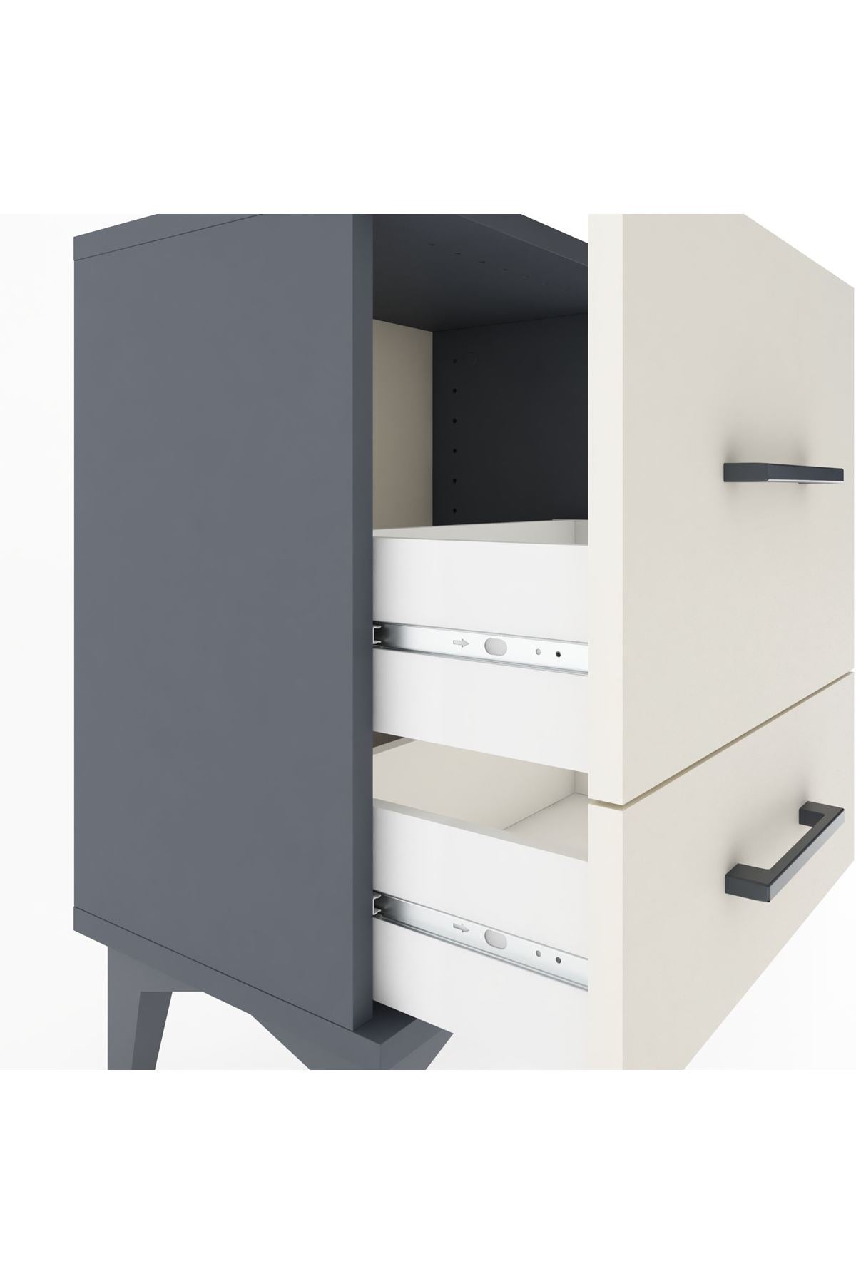 Arges Komodin 2 Çekmeceli 44x30x64 - S07M008V4A