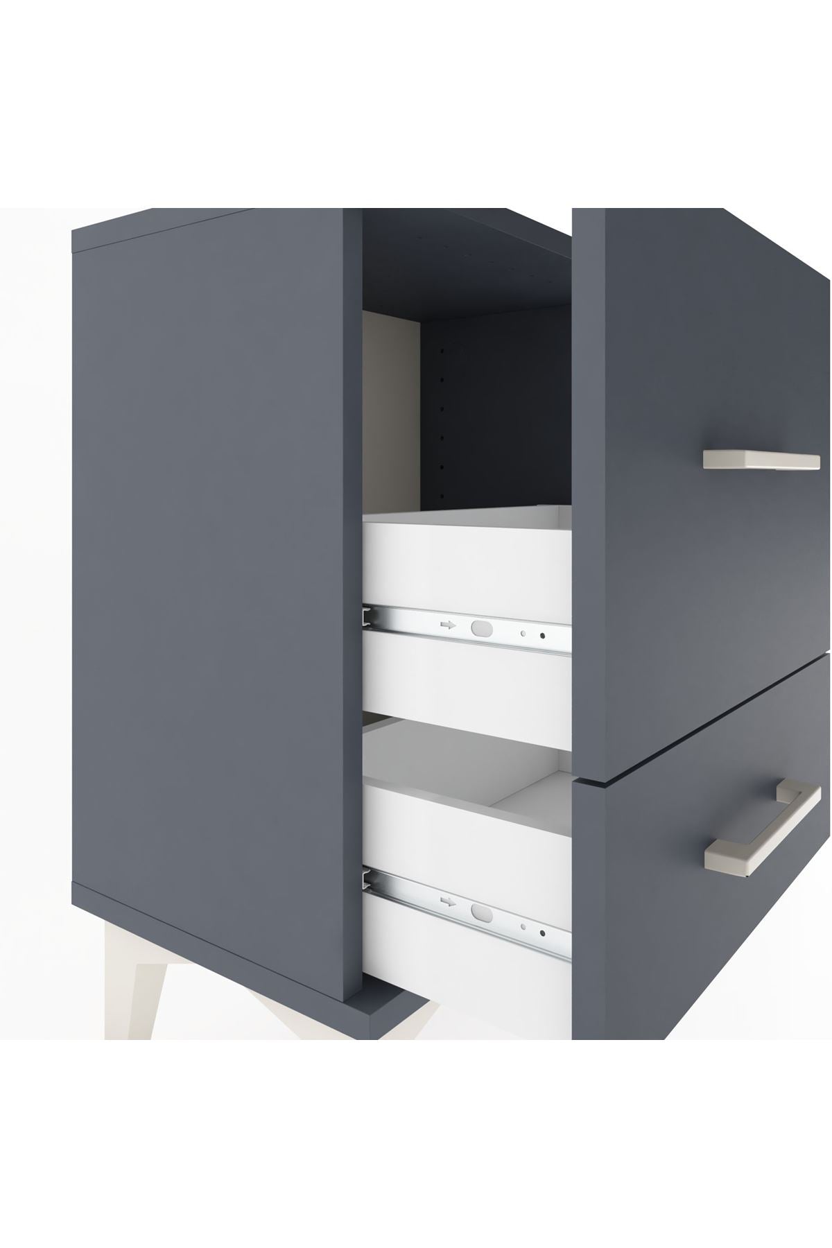 Arges Komodin 2 Çekmeceli 44x30x64 - S07M008V5A