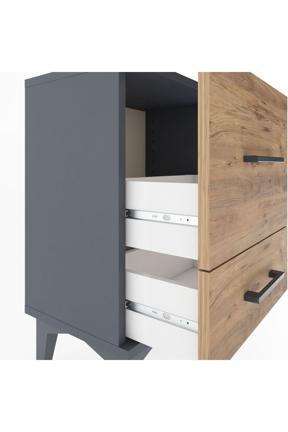 Arges Komodin 2 Çekmeceli 44x30x64 - S07M008V6A