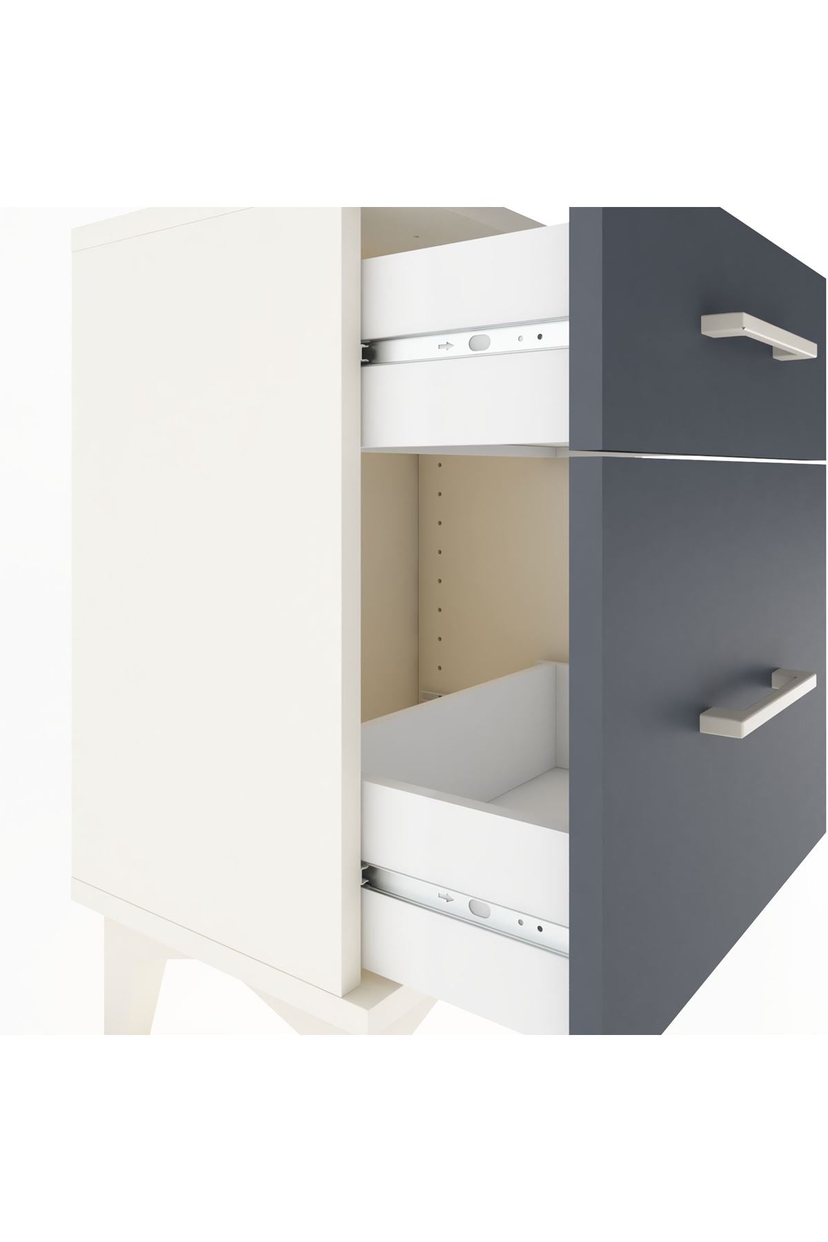 Arges Komodin 2 Çekmeceli 44x30x64 - S07M009V2A