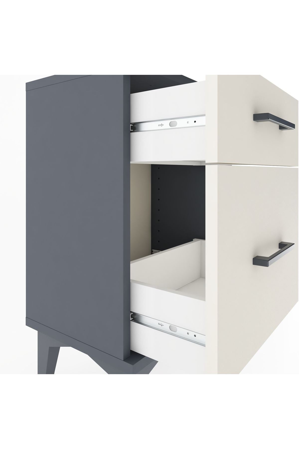 Arges Komodin 2 Çekmeceli 44x30x64 - S07M009V4A