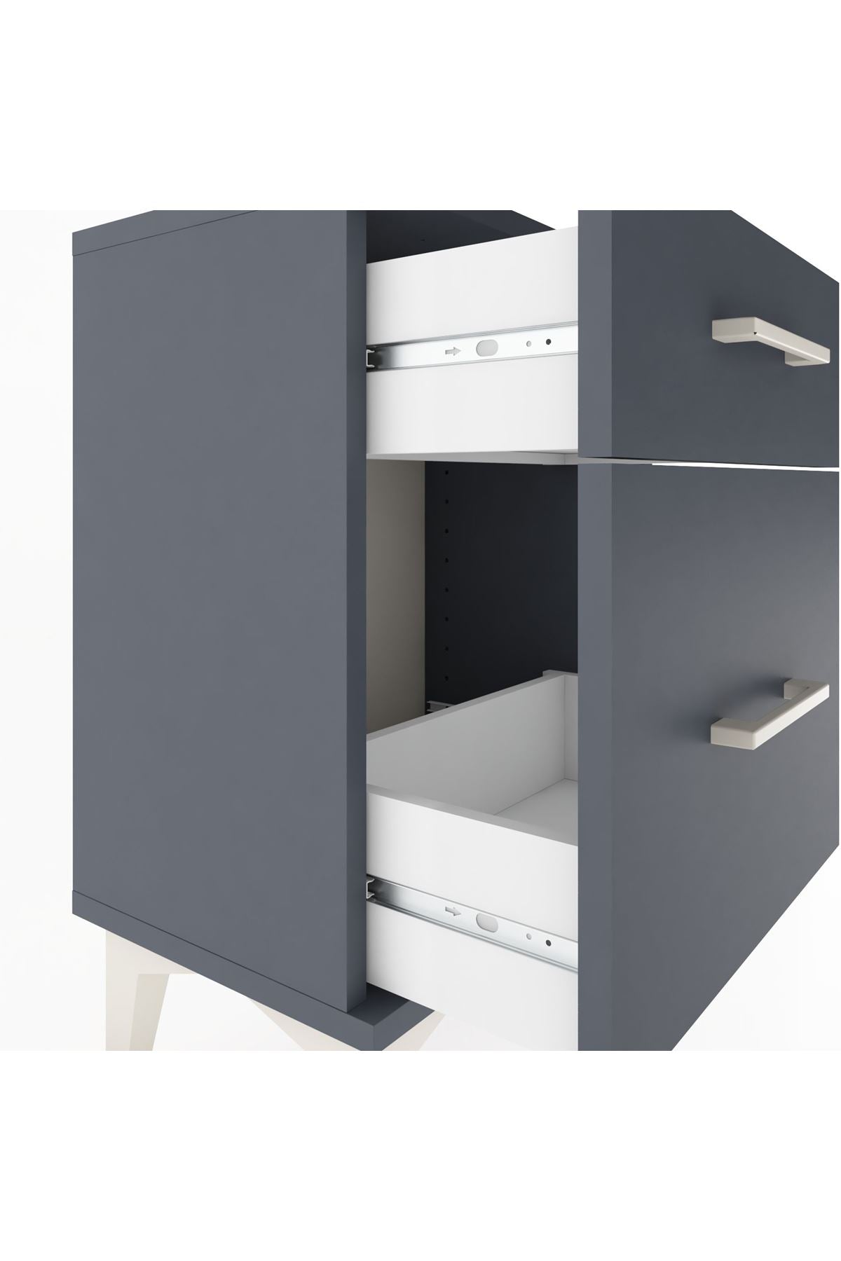 Arges Komodin 2 Çekmeceli 44x30x64 - S07M009V5A