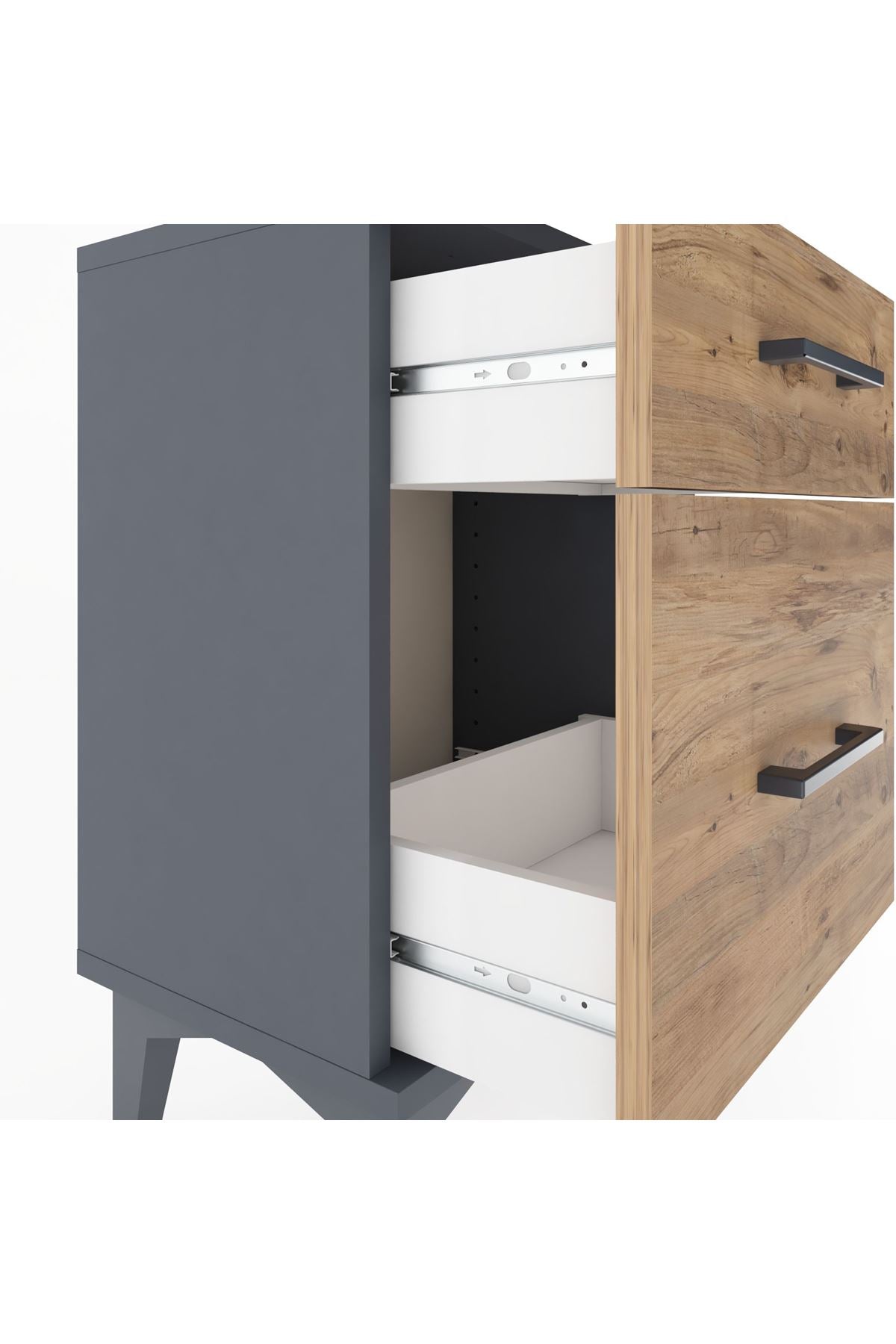 Arges Komodin 2 Çekmeceli 44x30x64 - S07M009V6A