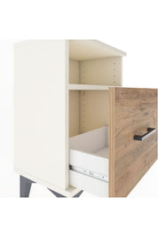 Arges Komodin Tek Raflı 2 Çekmeceli 44x30x64 - S07M010V3A