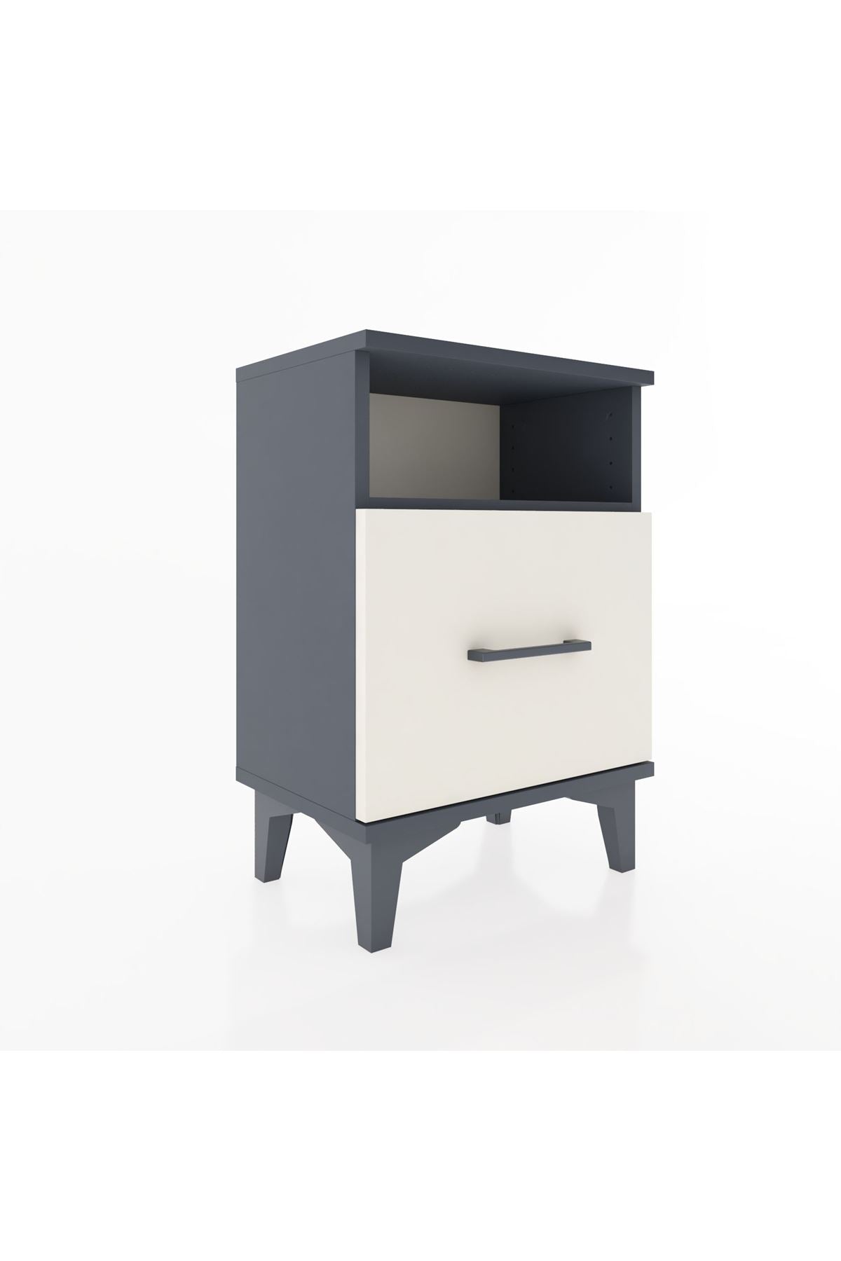 Arges Komodin Tek Raflı 2 Çekmeceli 44x30x64 - S07M010V4A