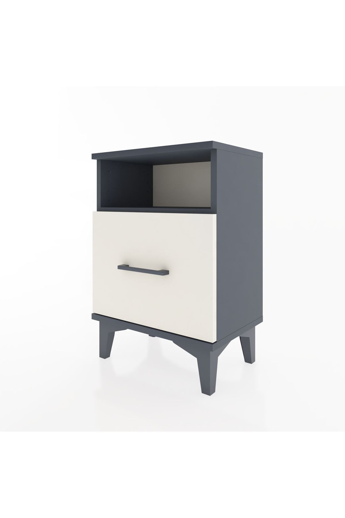 Arges Komodin Tek Raflı 2 Çekmeceli 44x30x64 - S07M010V4A
