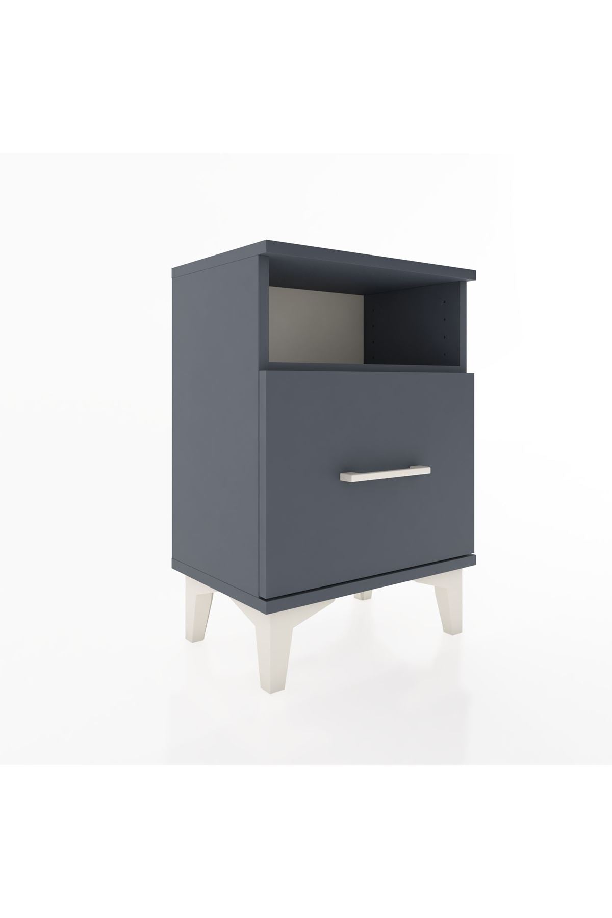 Arges Komodin Tek Raflı 2 Çekmeceli 44x30x64 - S07M010V5A