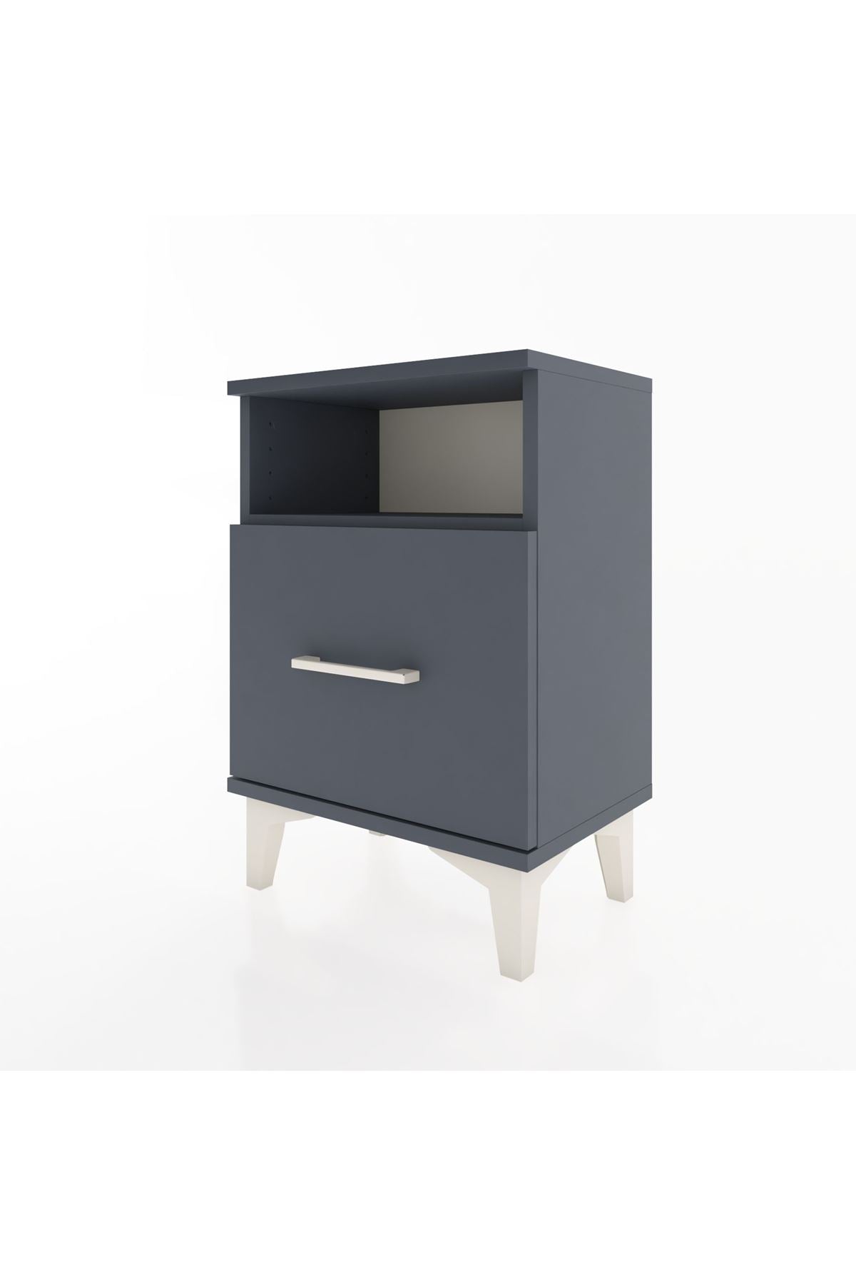 Arges Komodin Tek Raflı 2 Çekmeceli 44x30x64 - S07M010V5A