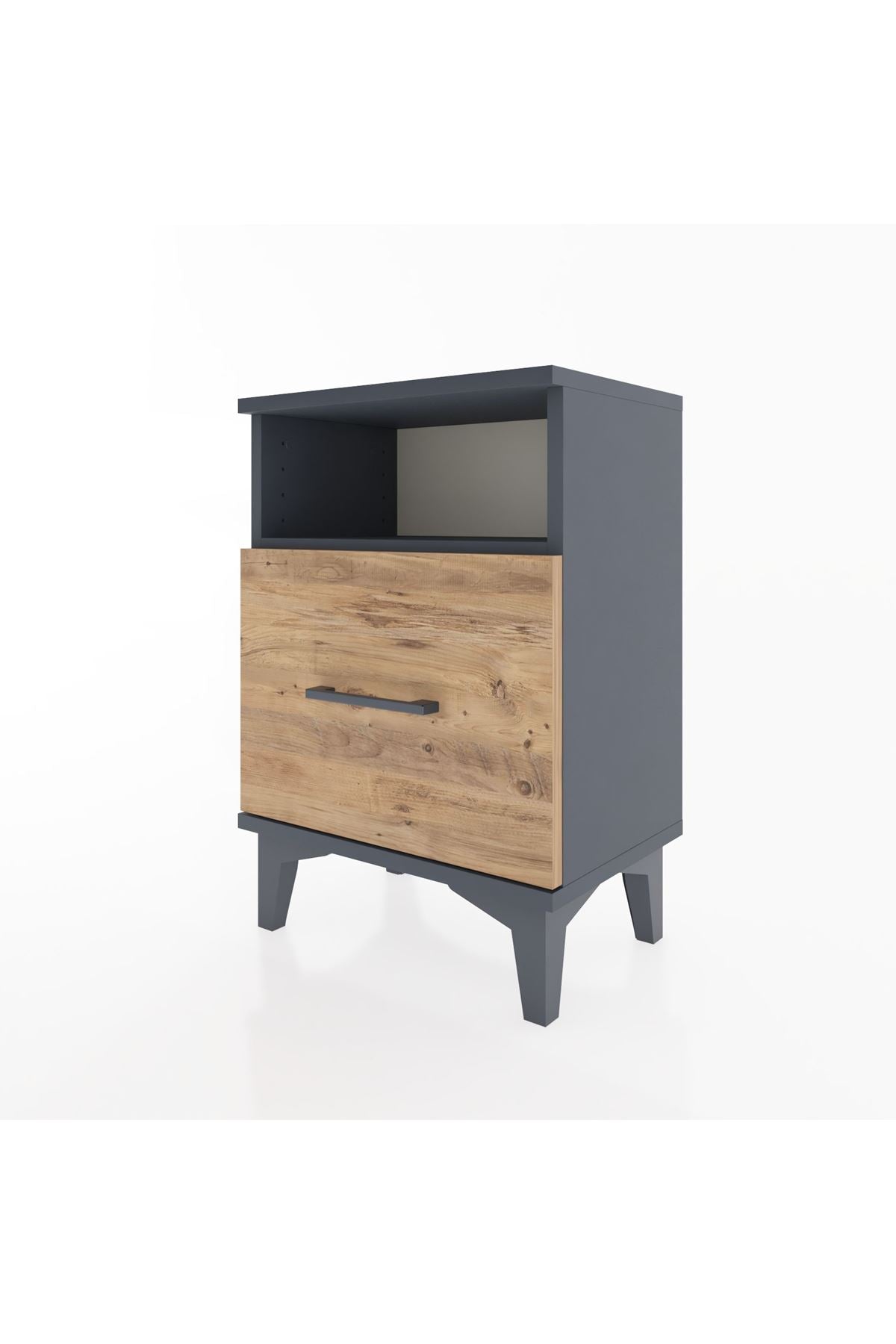 Arges Komodin Tek Raflı 2 Çekmeceli 44x30x64 - S07M010V6A