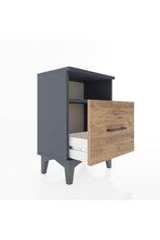 Arges Komodin Tek Raflı 2 Çekmeceli 44x30x64 - S07M010V6A