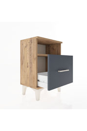 Arges Komodin Tek Raflı 2 Çekmeceli 44x30x64 - S07M010V8A