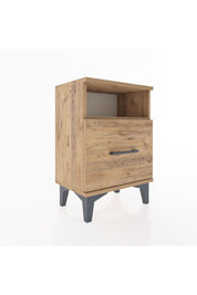 Arges Komodin Tek Raflı 2 Çekmeceli 44x30x64 - S07M010V9A