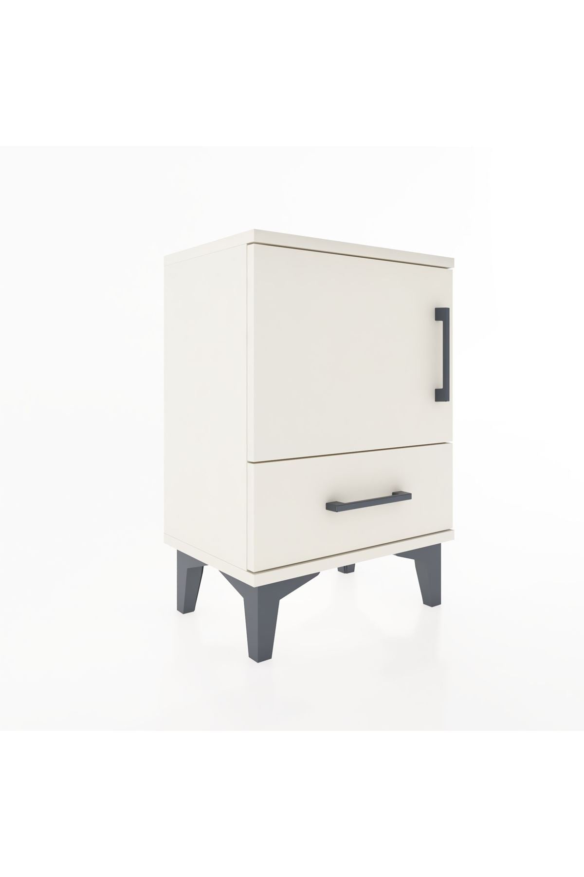 Arges Komodin 2 Raflı Tek Kapaklı 44x30x64 - S07M012V1A