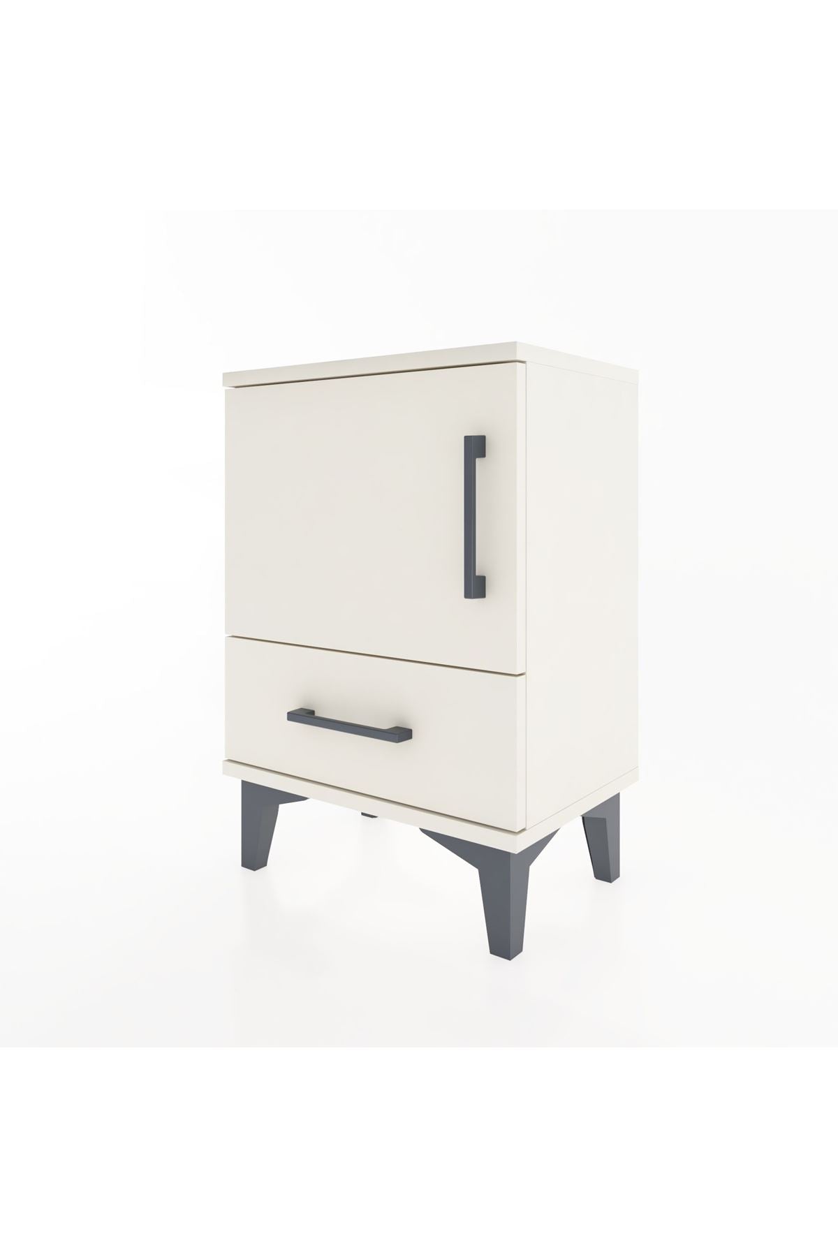 Arges Komodin 2 Raflı Tek Kapaklı 44x30x64 - S07M012V1A
