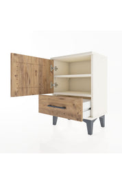 Arges Komodin 2 Raflı Tek Kapaklı 44x30x64 - S07M012V3A
