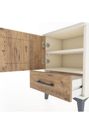 Arges Komodin 2 Raflı Tek Kapaklı 44x30x64 - S07M012V3A