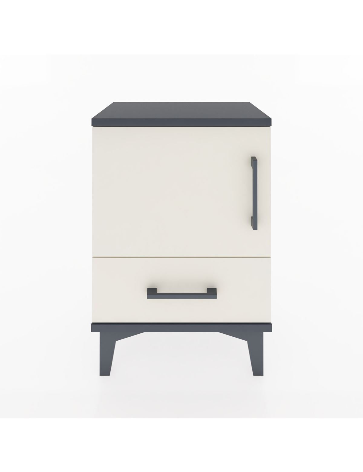 Arges Komodin 2 Raflı Tek Kapaklı 44x30x64 - S07M012V4A