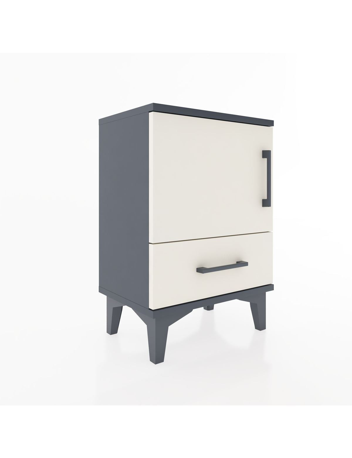 Arges Komodin 2 Raflı Tek Kapaklı 44x30x64 - S07M012V4A