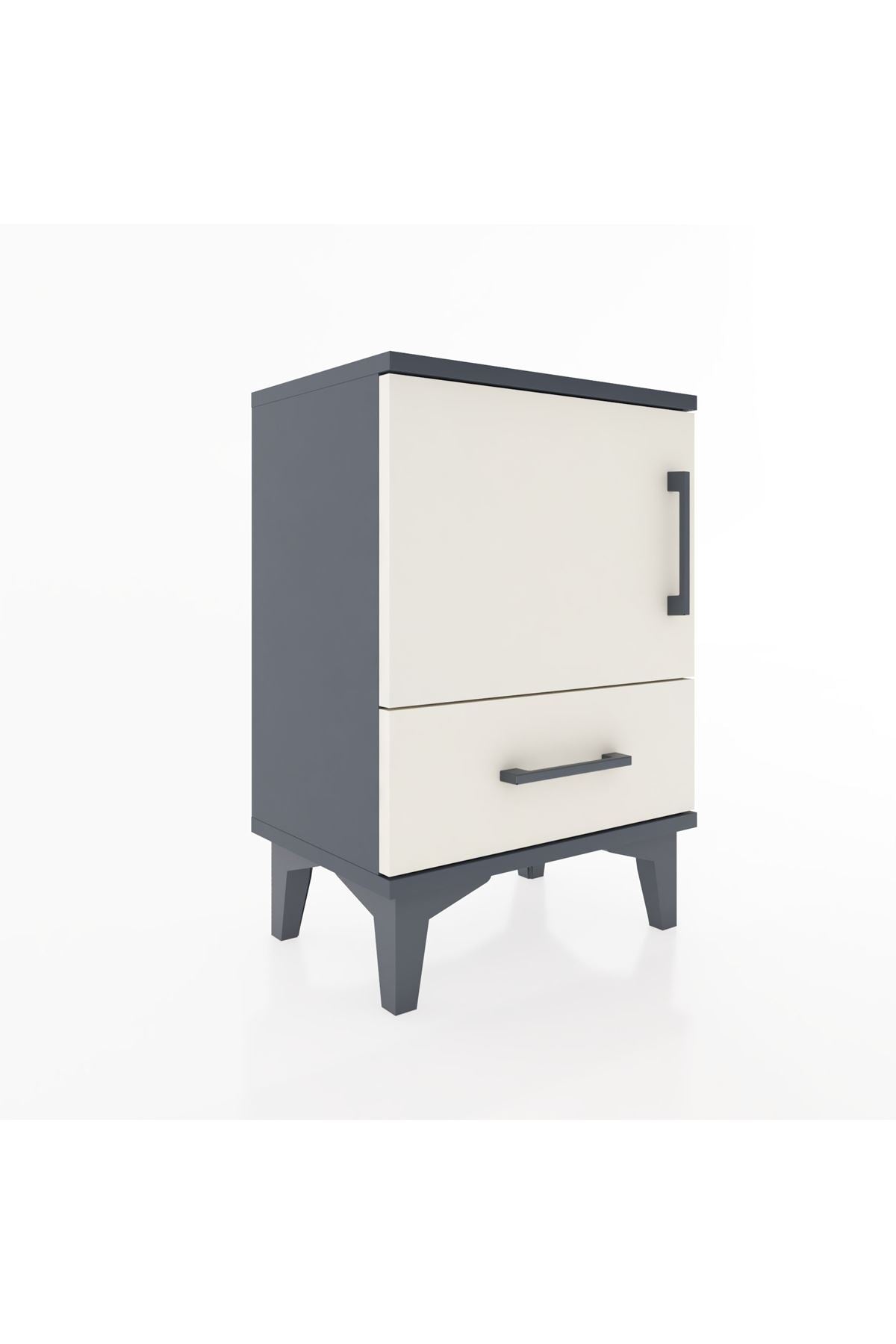 Arges Komodin 2 Raflı Tek Kapaklı 44x30x64 - S07M012V4A