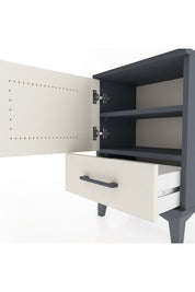 Arges Komodin 2 Raflı Tek Kapaklı 44x30x64 - S07M012V4A